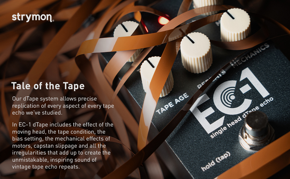 Amazon.com: Strymon EC-1 Stereo Tape Echo Effects Pedal for