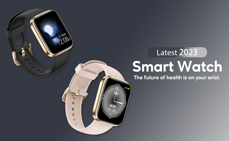 ASWEE Smart Watch Fitness Tracker with 24/7 Heart Rate, Blood Oxygen Blood Pressure