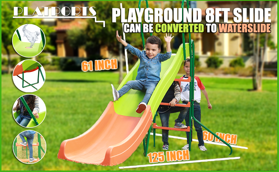 Outdoor Slide, Playground Slide, Plastic Slide for