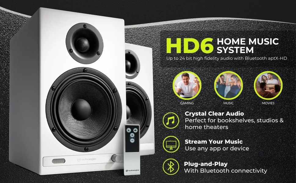 gaming theater sound system active powered record player stereo home studio monitors for tv work