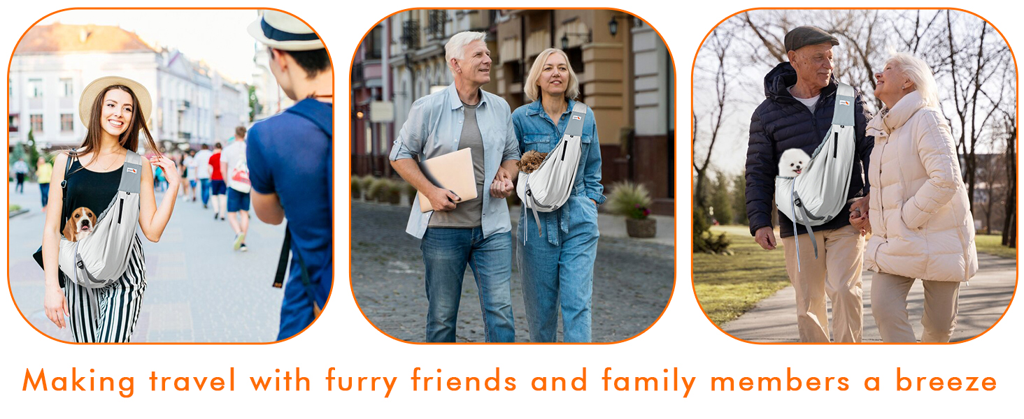 dog sling carrier pet sling backpack portable dog carrier lightweight pet carrier