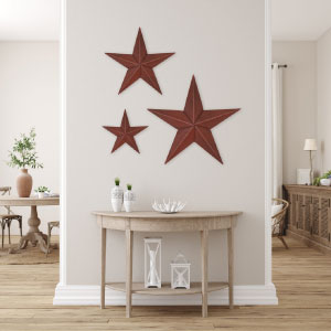 Amazon.com: CWI Gifts Metal Barn Star - 24