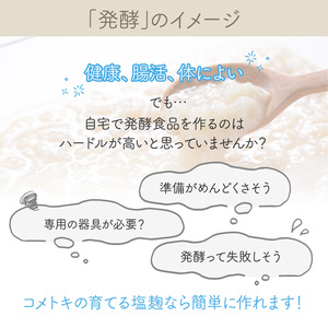 Amazon.co.jp: コメトキ 育てる 塩麹 285g（出来上がり量）×3袋