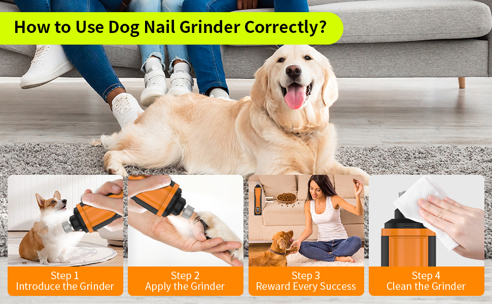 How to Use Dog Nail Grinder