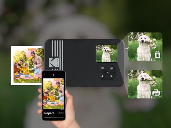 コダック:MINISHOT3 インスタントカメラ スマホプリンター コダック、Bluetooth対応のスマホ用インスタントプリンターを