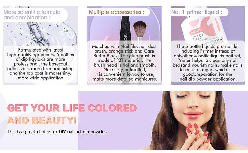 Matched with Nail file, nail dust brush, orange stick and Care Buffer Block