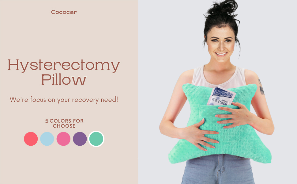 Hysterectomy Pillow with Pocket, Hysterectomy Recovery