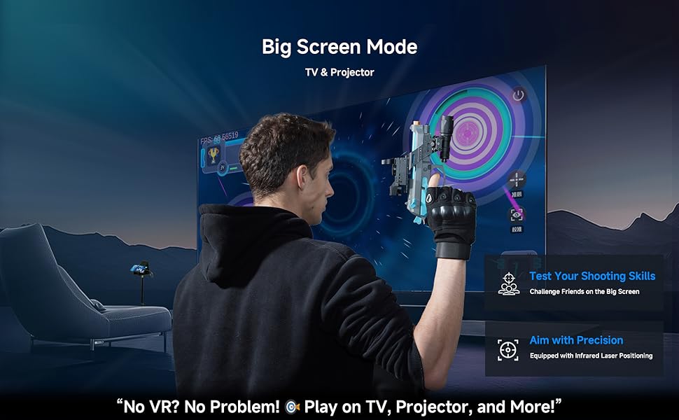 No VR? No Problem! Play on TV, Projector, and More!