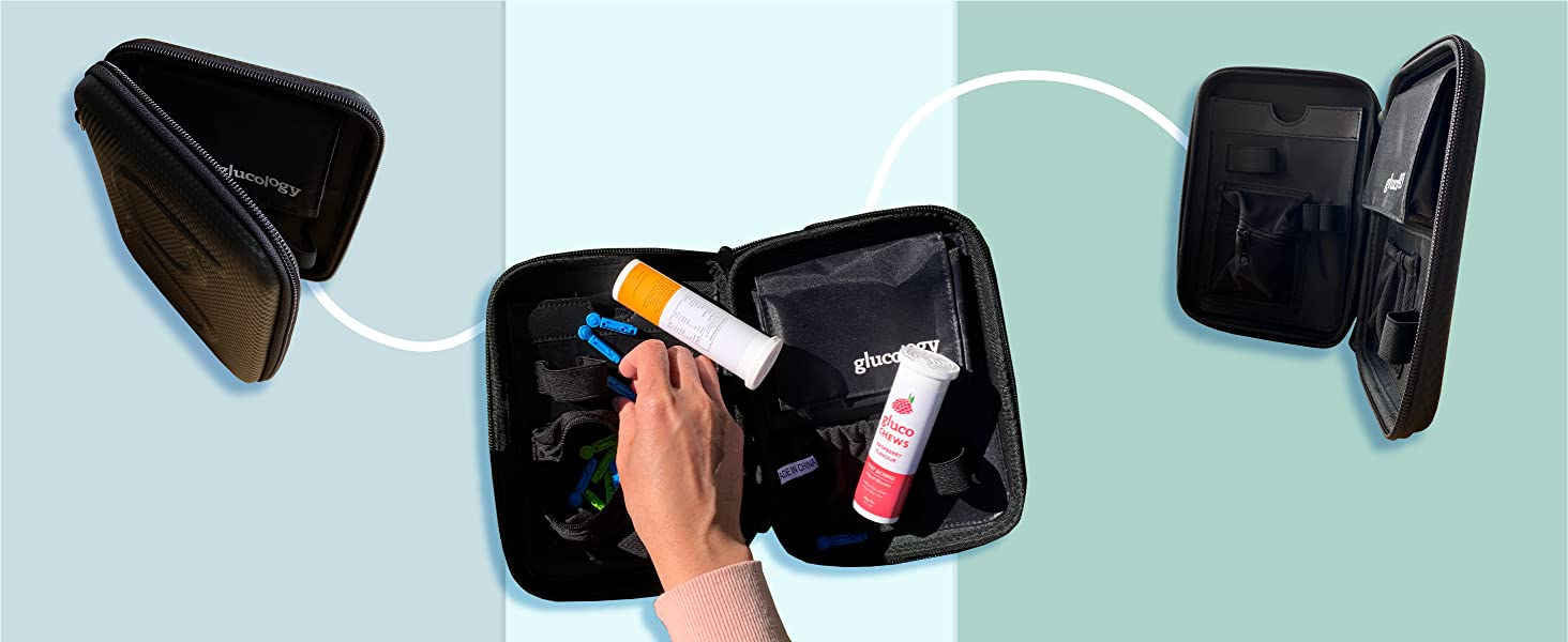 Features of the Glucology Diabetes Travel Cases