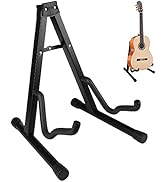 PrimeCables Guitar Stand Universal Folding A-Frame Stand for All Acoustic Classic Electric Bass G...
