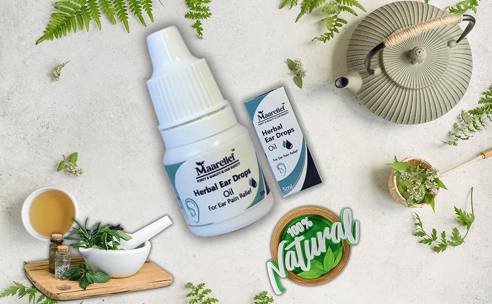 Maarelief Ayurvedic Ear Drops for lubrication and ear pain relief5ml