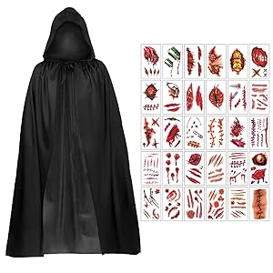 Amazon.co.jp: [KEKVE] ハロウィン マント 変装用 衣装