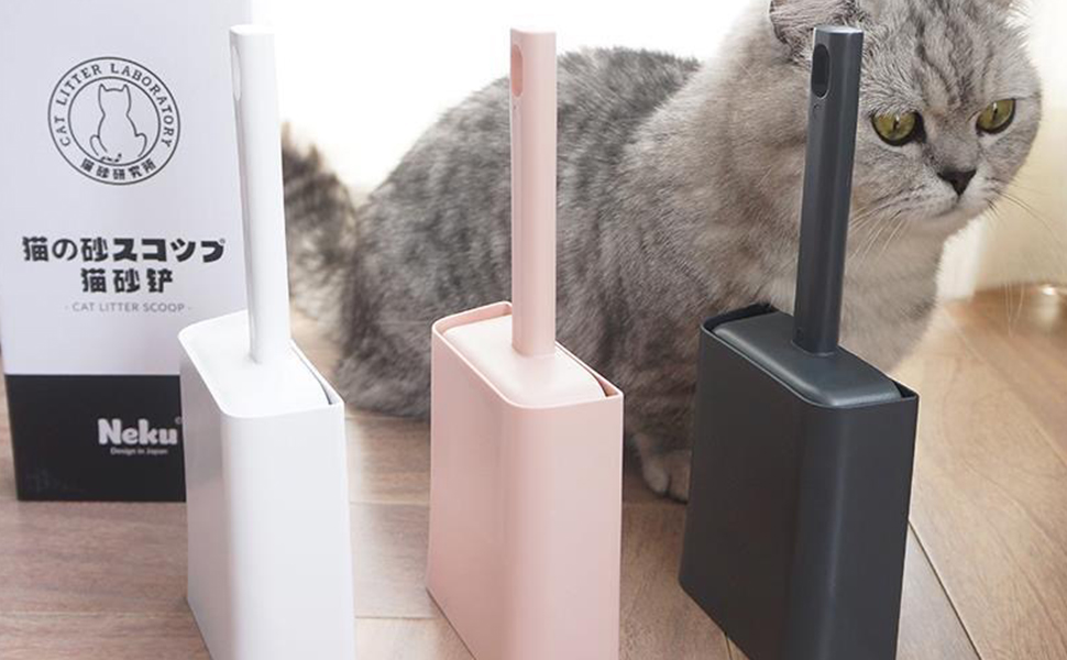 Tookincmo Cat Litter Scooper with Caddy, cat Scooper with