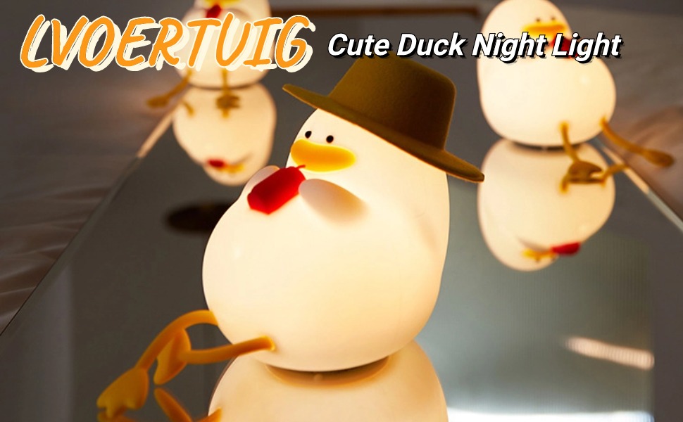 Cute Duck Lamp for Kids