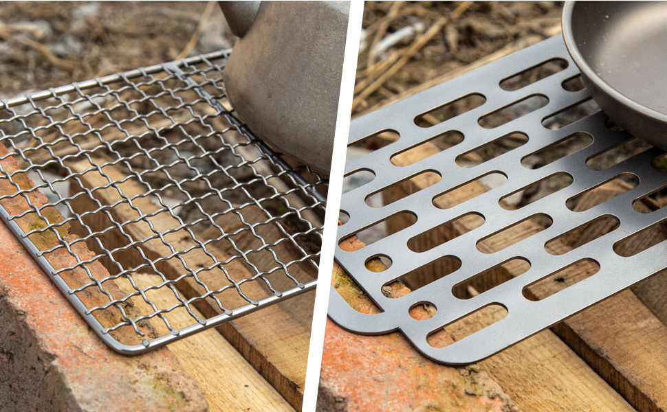バーベキュー・調理用品 arcadia gear The Titan Titanium Grill Titan Titanium Grill | The Original Free-Standing Titanium