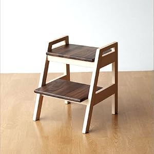 スモール ベッドサイド 脚立ステップスツール 2段 踏み台 木材 楽天市場】【20%OFFクーポン〜】木製踏み台 小さな踏み台 ワイド