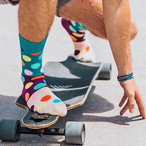 colorful dots socks