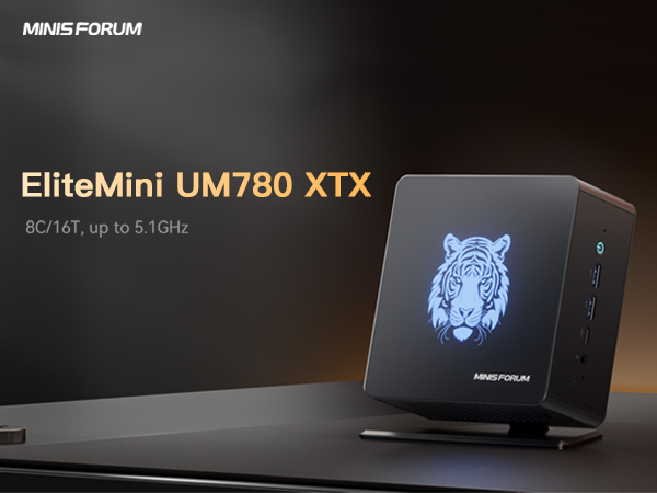 MINISFORUM UM780 XTX Mini PC AMD Ryzen 7 7840HS(8C/16T, up