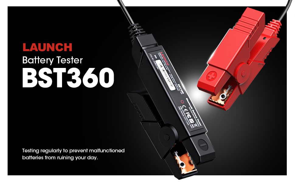 Car Battery Tester, LAUNCH BST360 6V 12V Battery Load Tester Auto