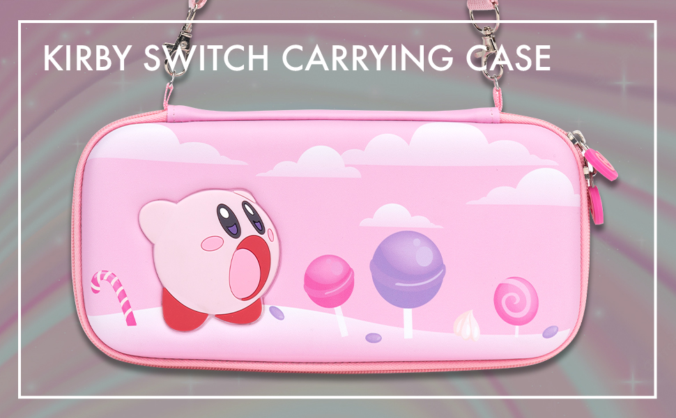 BelugaDesign Kirby Case Cute Kawaii Anime Smash Pink Carry Travel