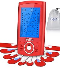 TENS Muscle Stimulator Red