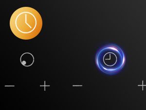 Built-in Ceramic Hob, 3 Zones Electric Cooktop In Black, 5400W Total Output, With Dual Zone Touch Control Timer Child Lock Gasland Chef CH603BF 12 Ceramic Hob