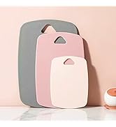 Plastic Cutting Board Set of 3, Cutting Boards for Kitchen,Thick Chopping Boards for Meat, Veggie...