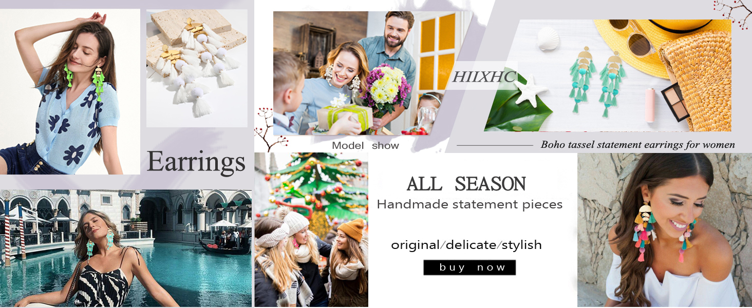 boho earrings for women 2024