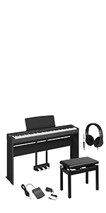 Amazon | ヤマハ P-225B ブラック 電子ピアノ 88鍵盤 専用