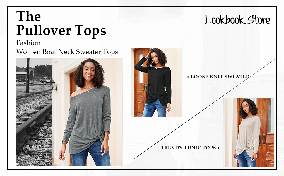 Lookbook Store Loose Sweater Tops