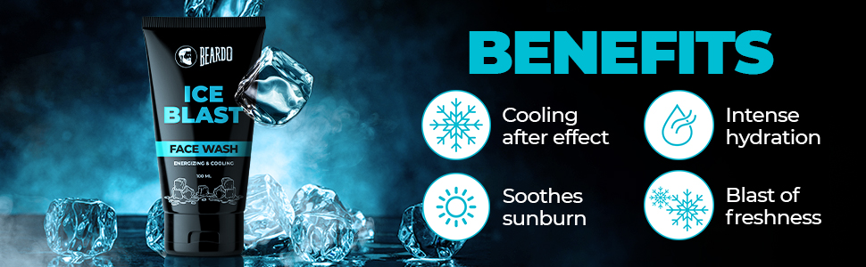 BEARDO Ice Blast Cooling Facewash