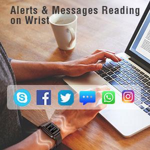 Alerts & Messages Reading on Wrist