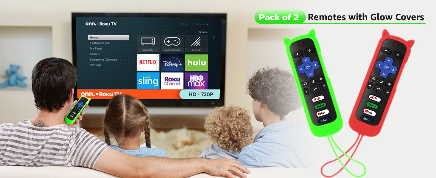 roku remote and cover