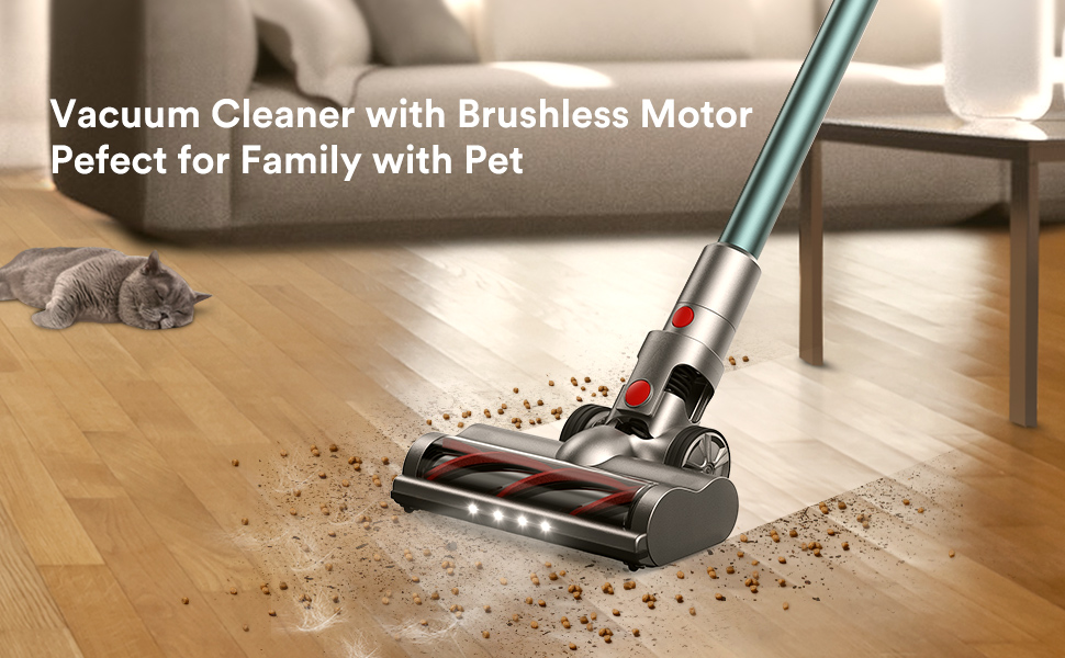 YTE Cordless Vacuum Cleaner, 6 in 1 Lightweight Handheld