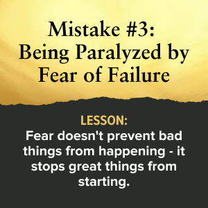 Fear doesn't prevent bad things from happening