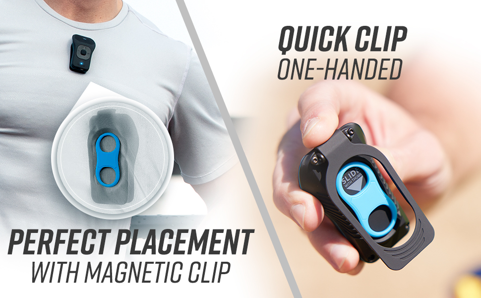 Noxgear 39g Speaker | Wear it Securely with Patented Magnet Quick Clip One-Handed Spring Clip