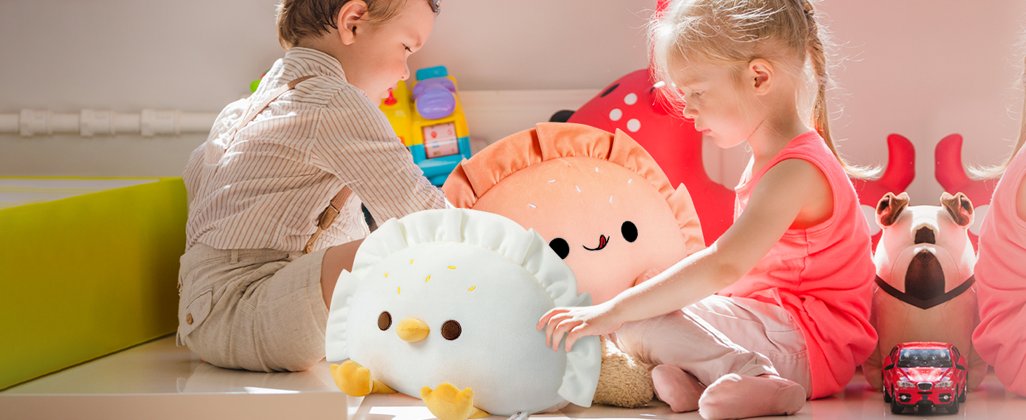 dumpling plush pillow