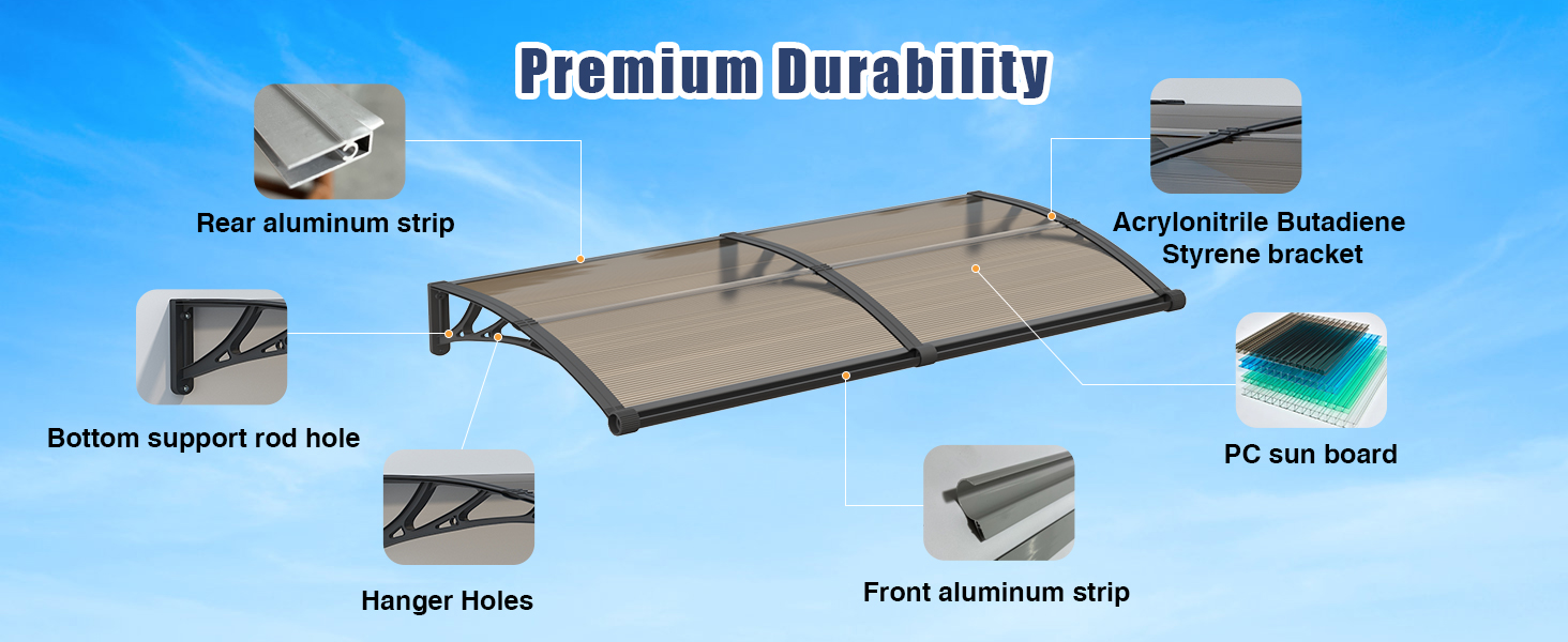 door awnings exterior
