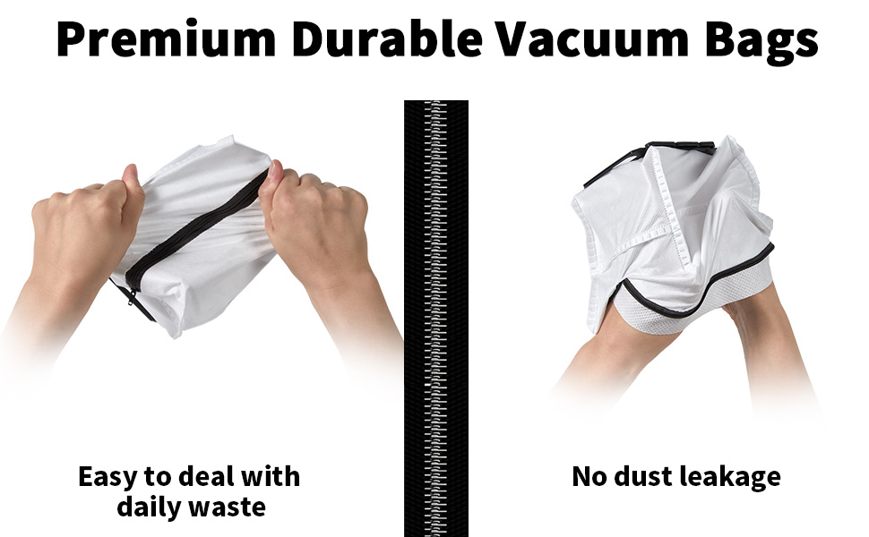 CHIKIXSON Reusable Vacuum Bags for All iRobot Roomba I & S