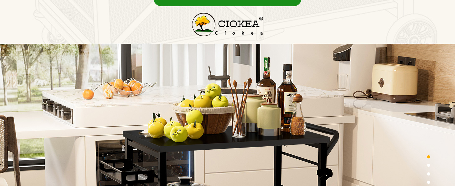 Folding Grill Cart, Metal Pizza Oven Stand Table with 2