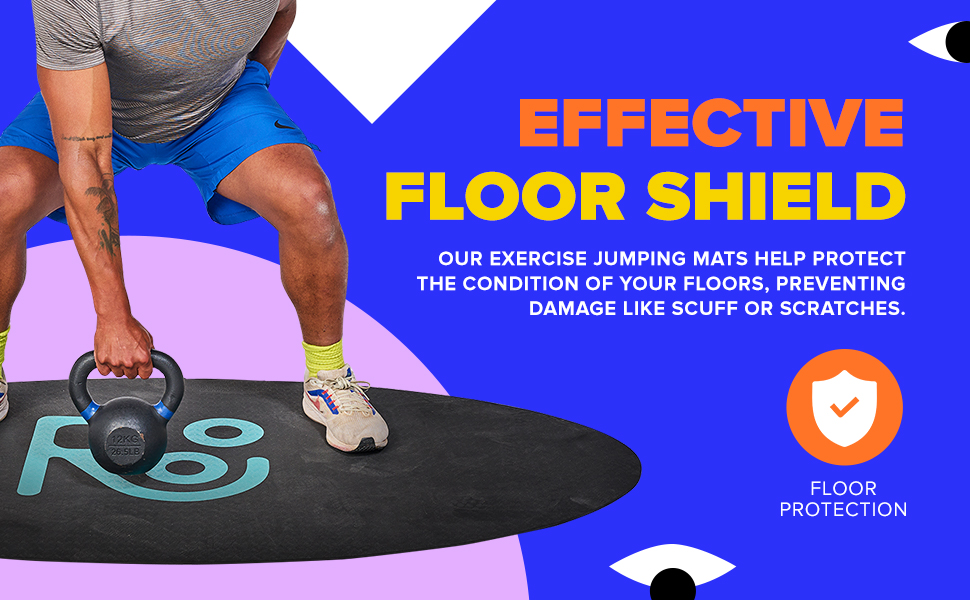 Roo XLarge Jump Rope Mat 71x36 The Ultimate NonSlip