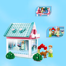 سلسلة سلوبان فاير - مجموعة مكعبات بناء النار 490 قطعة مع 5 مجسمات صغيرة - للأطفال بعمر 6 سنوات فما فوق، بلاستيك، متعدد الألوان 16 SLUBAN