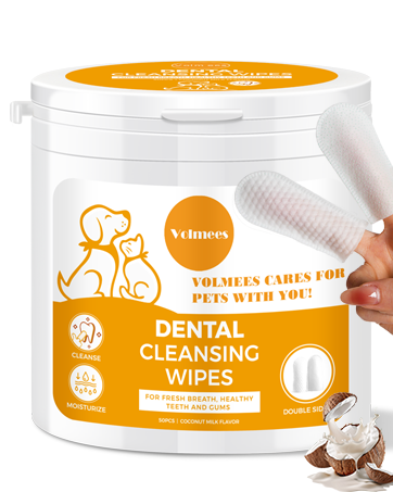 dog teeth cleansing wipe