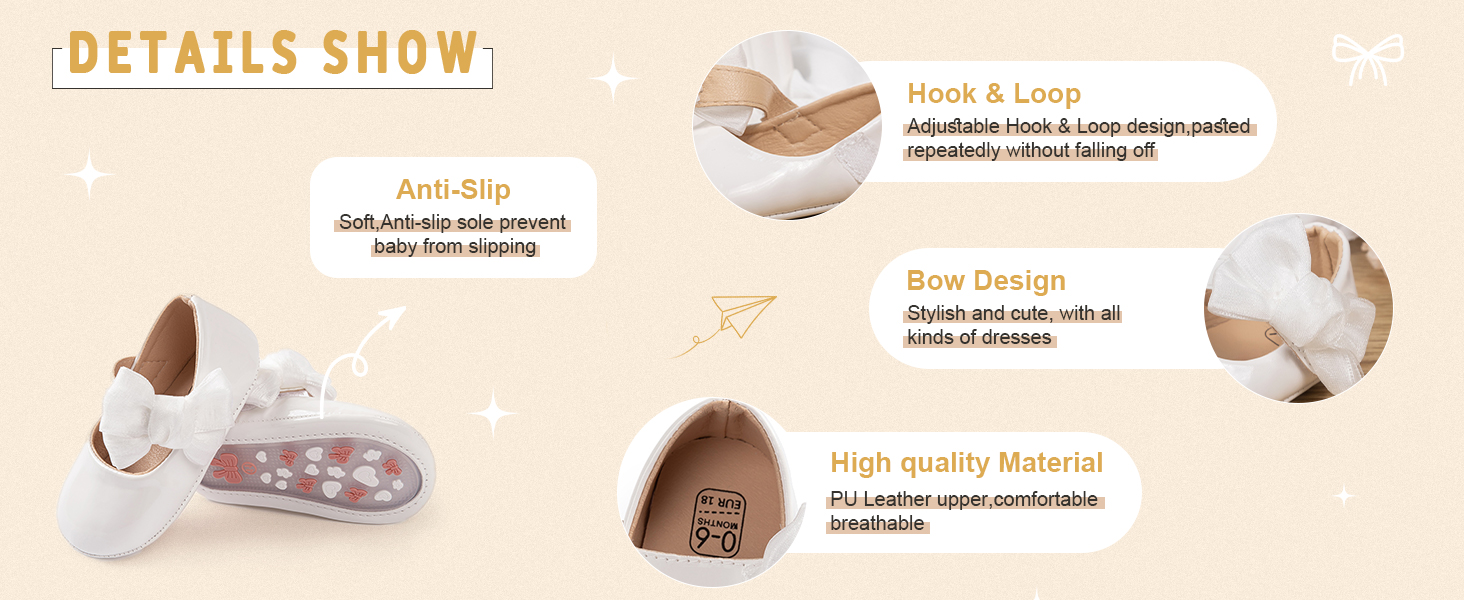 infant wedding dress shoes