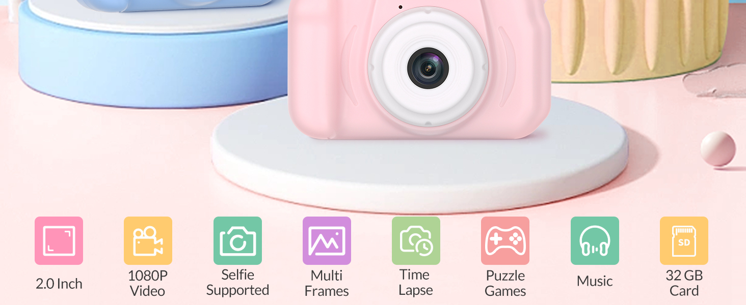 Mutifunctional camera for kids