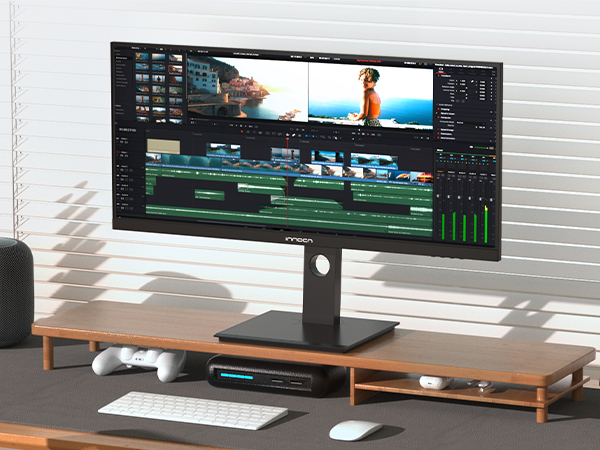 widescreen monitor vertical pc desktop usb c monitor for laptop
