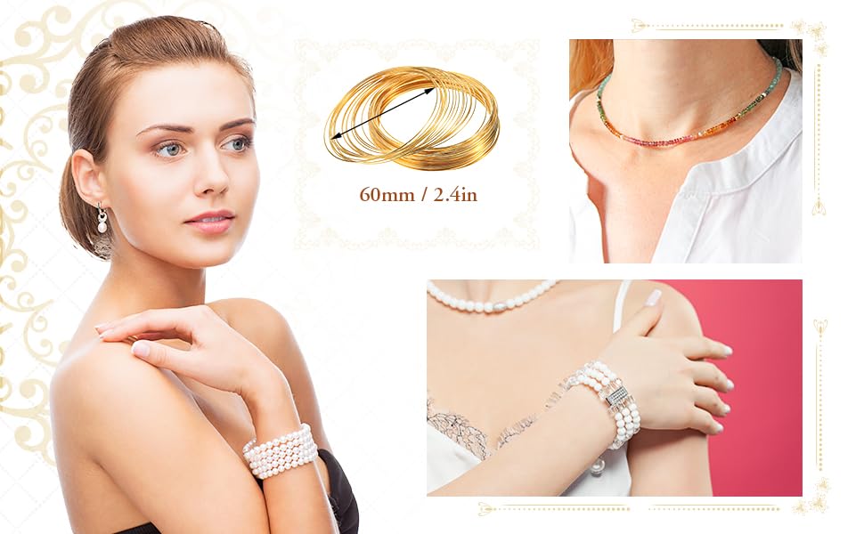 Jewelry Wire Memory Beading Wire Steel Memory Wire