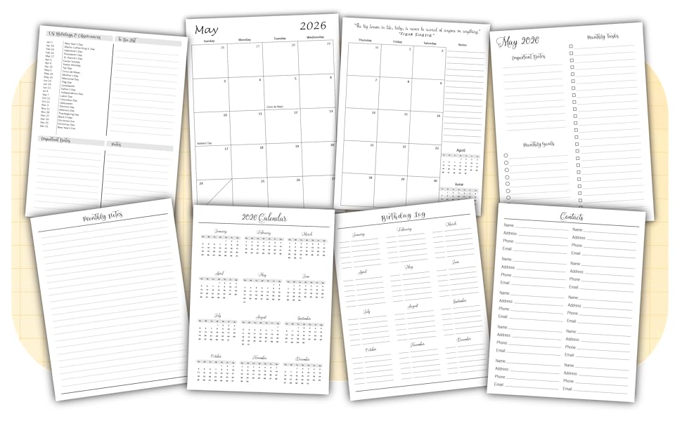 20262027 Monthly Planner Large Two Year (January 2026