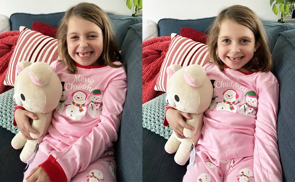 snowman pajamas girls
