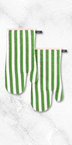 KATE SPADE NEW YORK Botanical Stripe Oven Mitt 2-Pack Set